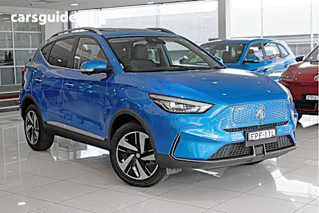 Blue 2023 MG ZS EV Wagon Long Range