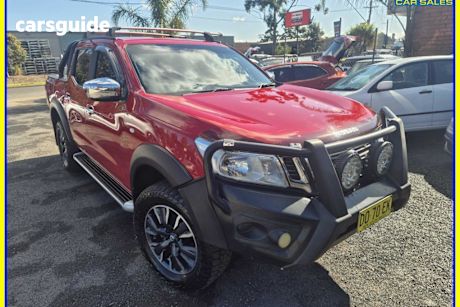Red 2016 Nissan Navara Double Cab Utility RX (4X4)