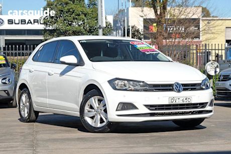 White 2018 Volkswagen Polo Hatchback 85TSI Comfortline