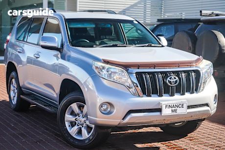 Silver 2015 Toyota Landcruiser Prado Wagon GXL (4X4)