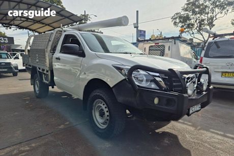 White 2019 Mazda BT-50 Cab Chassis XT (4X2) (5YR)