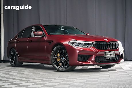 Red 2018 BMW M5 Sedan Launch Edition