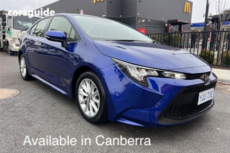 Blue 2022 Toyota Corolla Sedan Ascent Sport + Navigation