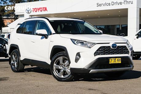 White 2020 Toyota RAV4 Wagon GXL 2WD Hybrid