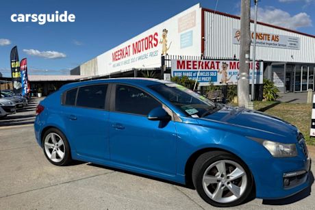 Blue 2015 Holden Cruze Hatchback SRI V