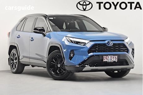 Blue 2022 Toyota RAV4 Wagon XSE (awd) Hybrid