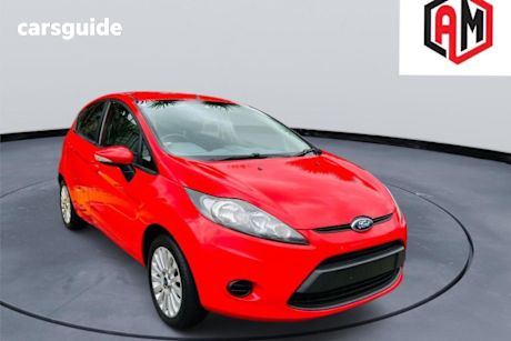 Red 2010 Ford Fiesta Hatchback LX