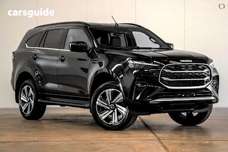 Black 2025 Isuzu MU-X SUV LS-T 4X4