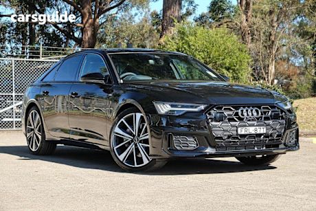 Black 2025 Audi A6 Sedan 45 TFSI S LINE 4X4