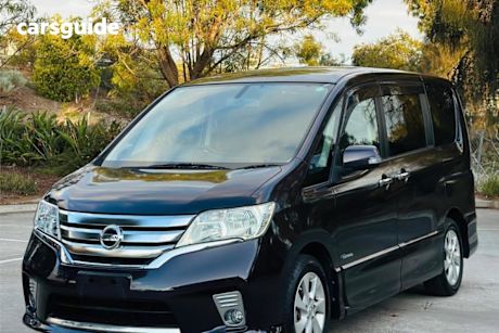 Blue 2013 Nissan Serena Commercial HIGHWAY STAR V-SELECTION