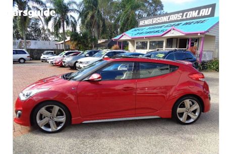 Red 2012 Hyundai Veloster Coupe SR Turbo