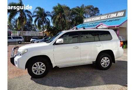 White 2015 Toyota Landcruiser Wagon GXL (4X4)