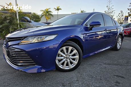 Blue 2020 Toyota Camry Sedan Ascent