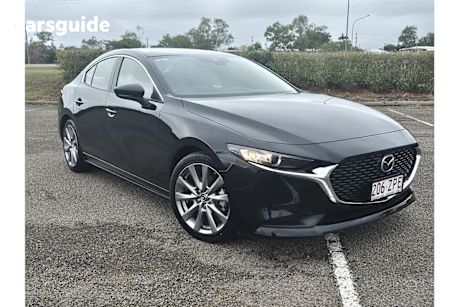 Black 2020 Mazda 3 Sedan G25 Evolve