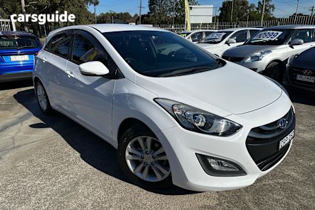 White 2014 Hyundai I30 Hatch SE GD MY14