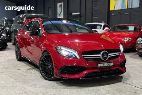 Red 2017 Mercedes-Benz A45 Hatchback 4Matic (fuel Efficient)