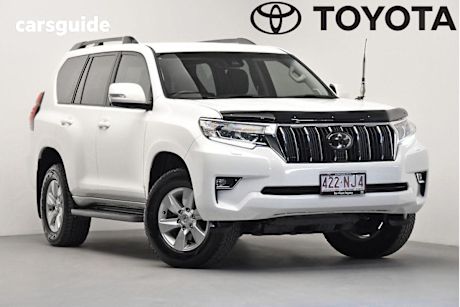 White 2017 Toyota Landcruiser Prado SUV GXL 4X4
