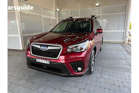 Red 2021 Subaru Forester Wagon 2.5I (awd)
