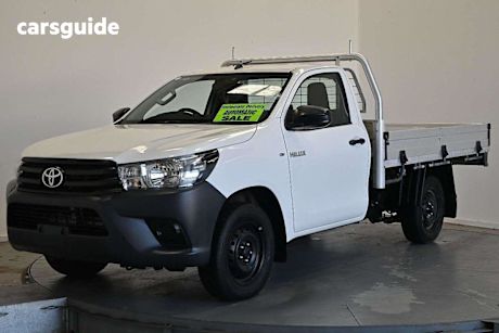 White 2020 Toyota Hilux Cab Chassis Workmate