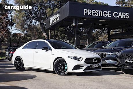White 2020 Mercedes-Benz A35 Sedan 4Matic