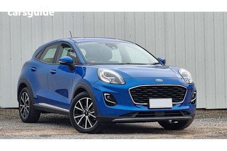 Blue 2020 Ford Puma SUV F