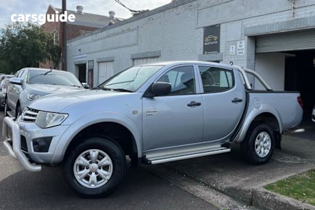 Silver 2011 Mitsubishi Triton Ute Tray GL-R (4x4) MN MY11