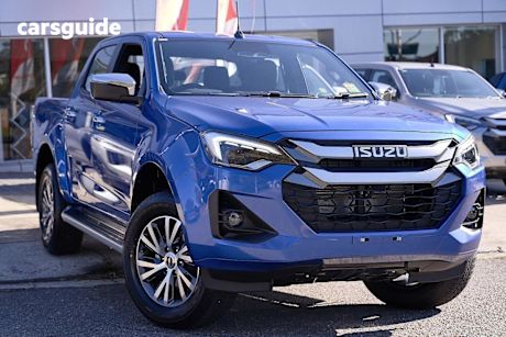 Blue 2025 Isuzu D-MAX Crew Cab Utility LS-U+ (4X4)