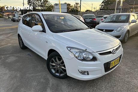White 2012 Hyundai I30 Hatch SLX FD MY12