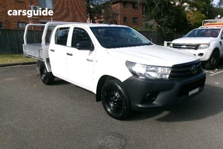 White 2021 Toyota Hilux Double Cab Pick Up Workmate (4X2)
