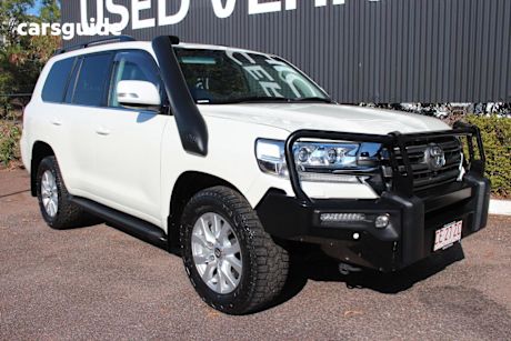 White 2020 Toyota Landcruiser Wagon LC200 VX (4X4)