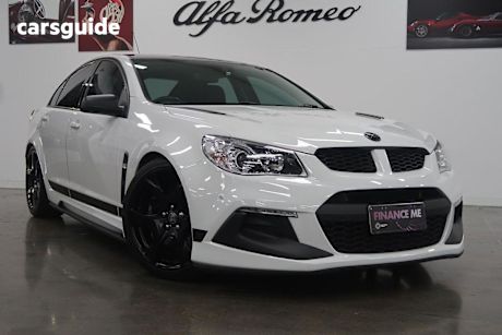 White 2016 HSV Clubsport Sedan R8 SV BLACK R