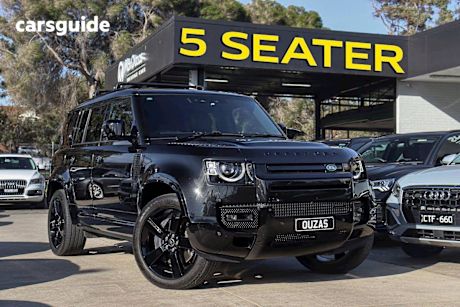Black 2021 Land Rover Defender Wagon 110 P400 X-Dynamic HSE (294KW)