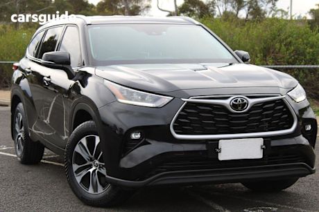 Black 2021 Toyota Kluger SUV GXL F