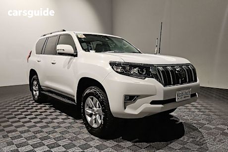 White 2019 Toyota Landcruiser Prado Wagon GXL (4X4)