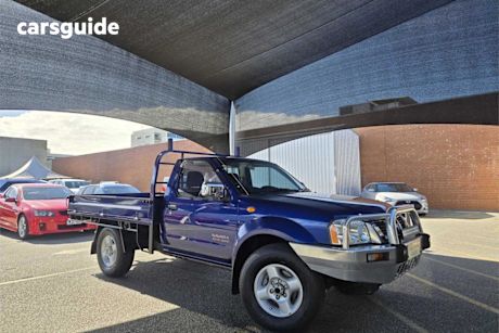 Blue 2006 Nissan Navara Cab Chassis ST-R (4X4)