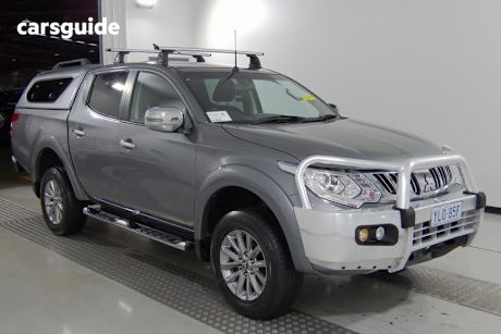 Silver 2016 Mitsubishi Triton Dual Cab Utility GLS (4X4)