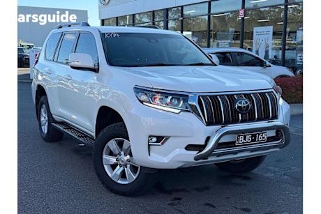 White 2019 Toyota Landcruiser Prado SUV GXL 4X4