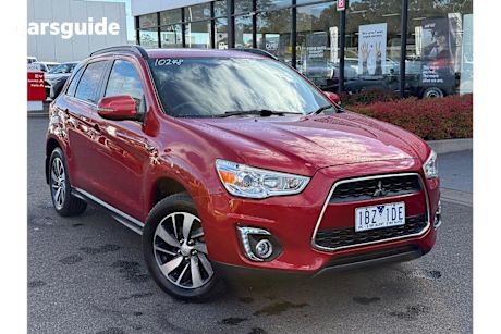 Red 2014 Mitsubishi ASX SUV LS F