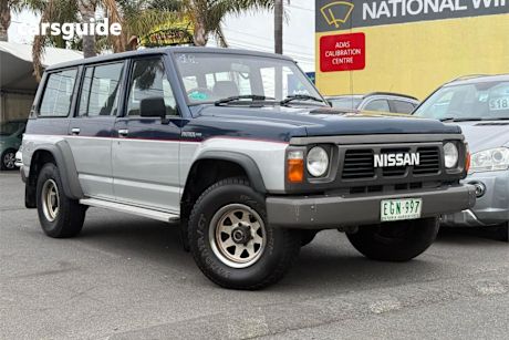 Blue 1988 Nissan Patrol Wagon ST (4X4)