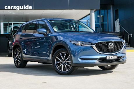 Blue 2019 Mazda CX-5 SUV GT 4X4