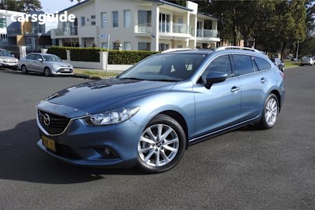 Grey 2013 Mazda 6 Wagon Sport