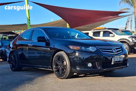 Black 2008 Honda Accord Euro Sedan Luxury