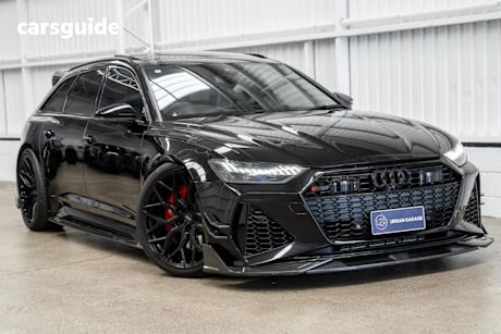 Black 2020 Audi RS6 Wagon Avant 4.0 Tfsi Quattro Mhev