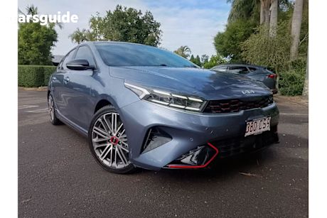 Blue 2021 Kia Cerato Hatchback GT