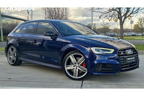 Blue 2020 Audi S3 Hatch 4WD