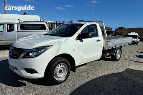 White 2015 Mazda BT-50 Cab Chassis XT (4X2)