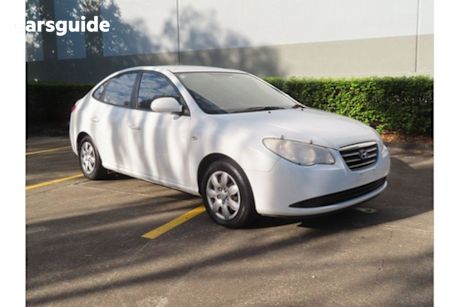 White 2006 Hyundai Elantra Sedan SX F