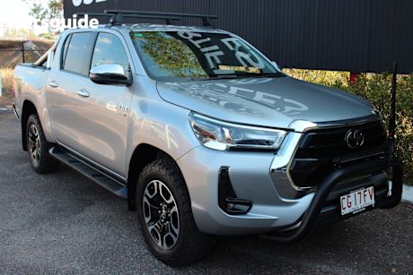 Silver 2021 Toyota Hilux Double Cab Pick Up SR5 (4X4)