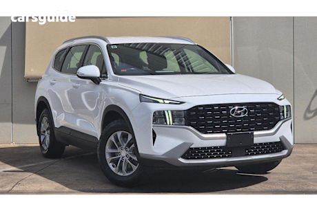 White 2022 Hyundai Santa FE Wagon Crdi (awd)