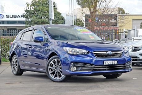 Blue 2022 Subaru Impreza Hatchback 2.0I-L (awd)